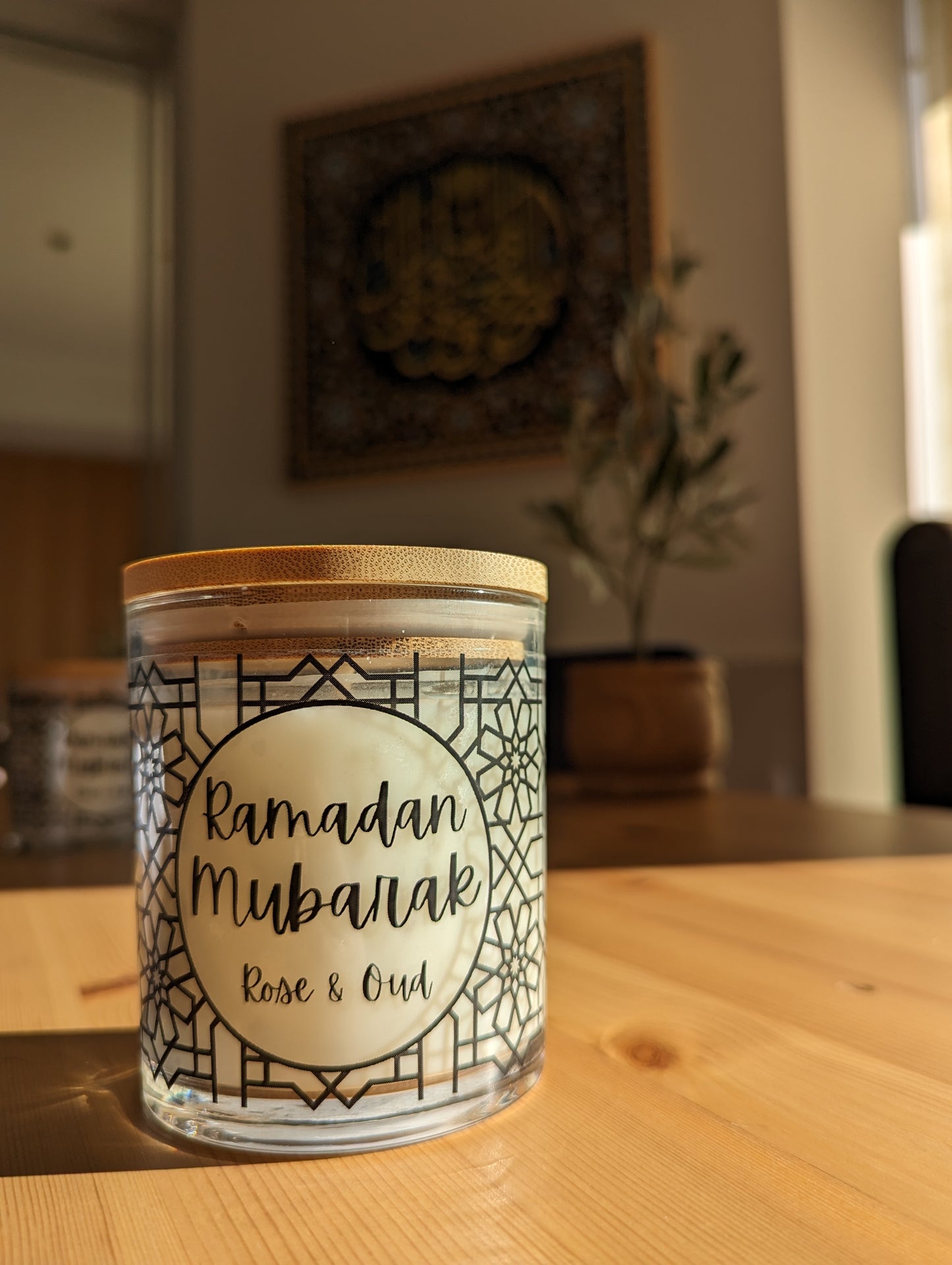 Ramadan Mubarak Candle