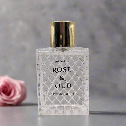 Rose & Oud 100mL perfume bottle
